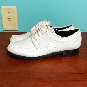 White Patent Leather Dress Shoes